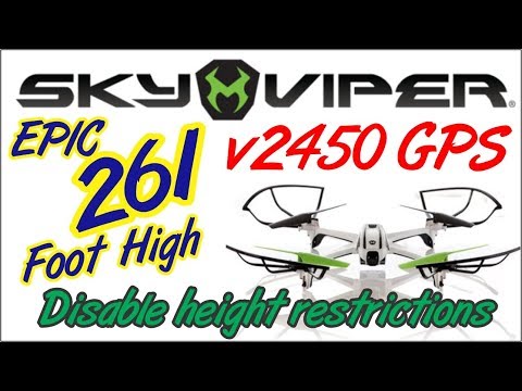 sky viper v2450 gps range