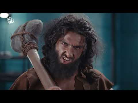 SET WET - TVC | Caveman vs. Modern Ranveer | (45 Sec)