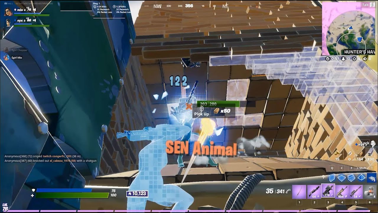 Stone Cold ❄️ (ft. SEN Animal) | Fortnite Duotage