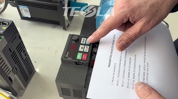🇪🇨 MS300 DELTA drive, motor start, basic parameters