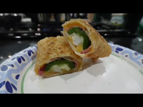 Jalapeño popper chimichangas