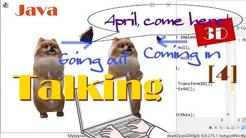 Java 3D: How to Make Two Butterflies Come in and Go out by Programming Code (with Source Code)