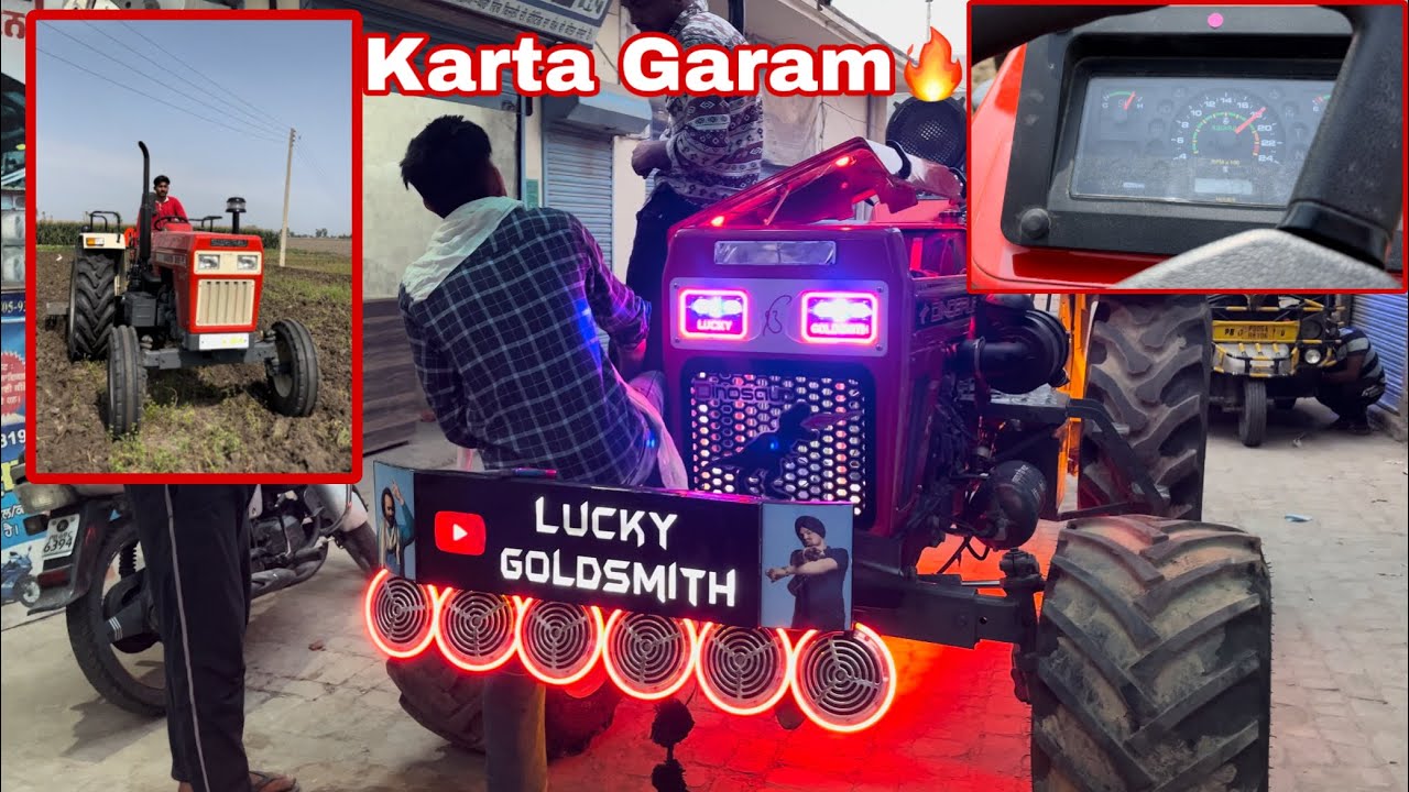 New Swaraj 855 | Karta Garam 🔥| Dinosaur Horn new Lights 🦖🔥