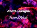 André LAVAGNE : Poème d'Adonis