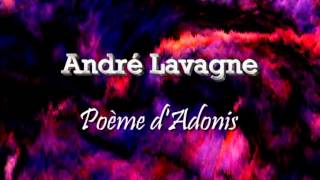 André LAVAGNE : Poème d'Adonis