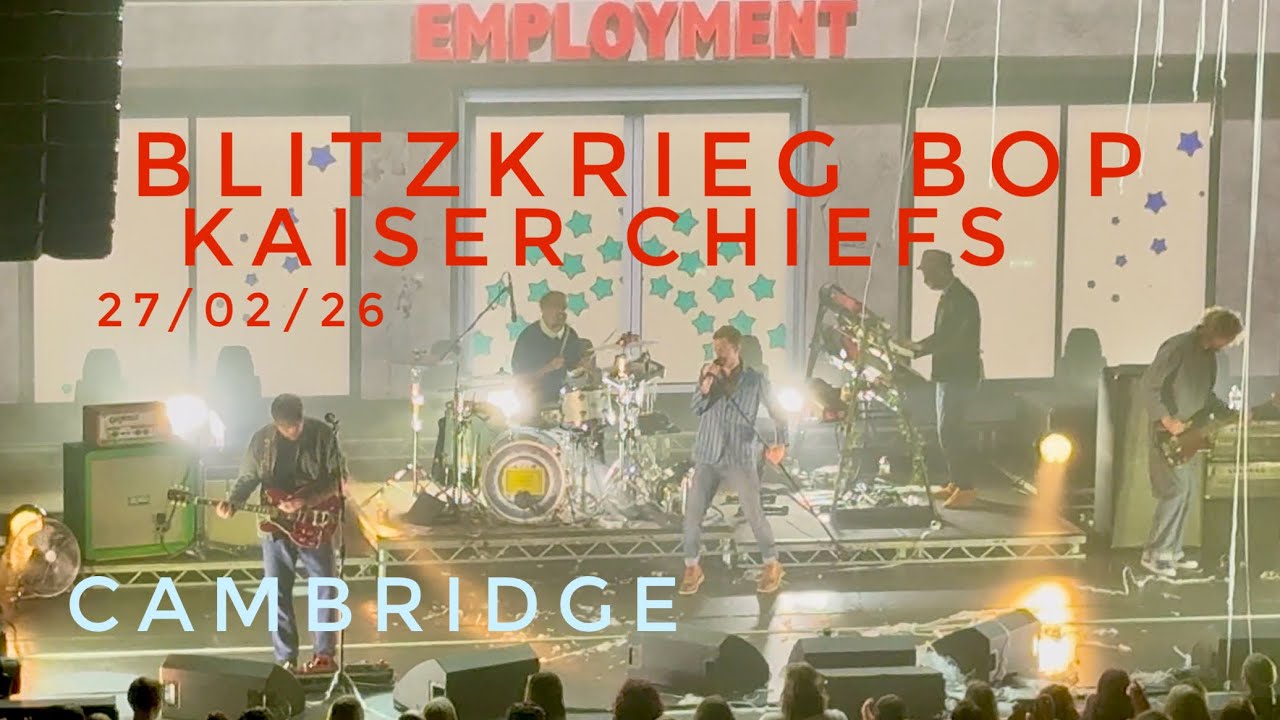 Blitzkrieg Bop - Ramones cover by Kaiser Chiefs Live . Cambridge ‘26 @Cambridgecornex @kaiserchiefs 
