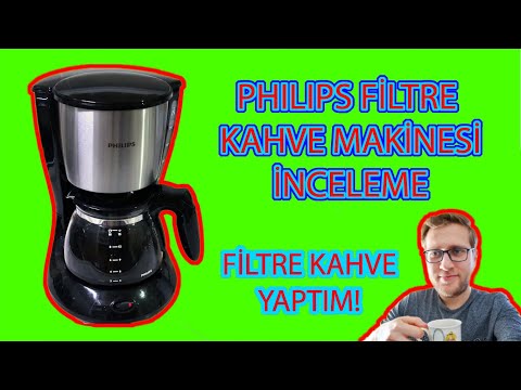 Philips Filtre Kahve Makinesi Urun Inceleme Ve Filtre Kahve Yapilisi Youtube