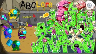 어몽어스 vs ABC Lore Animal Zombie - 시즌 4 AMONG US ANIMATION