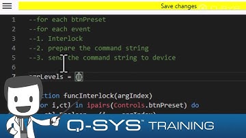 Q-SYS Training | Control and UCI ADVANCED - I4 - Implementing Arrays