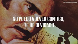 Vicente Fernández - Tarde (LETRA)