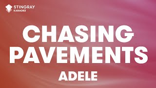 Adele - Chasing Pavements chords