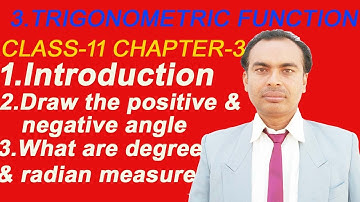Trigonometric Function Class 11 chapter 3 basic concept  part-A by RAVI SHANKAR SIR