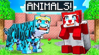 We Turned Into ANIMALS In Minecraft!