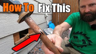 How To Replace A broken Hose Spigot | The Handyman |