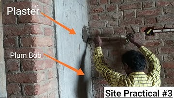 Practical Training Live from Fresher Civil Engineers | Plaster Thiyya Setting | Site Practical