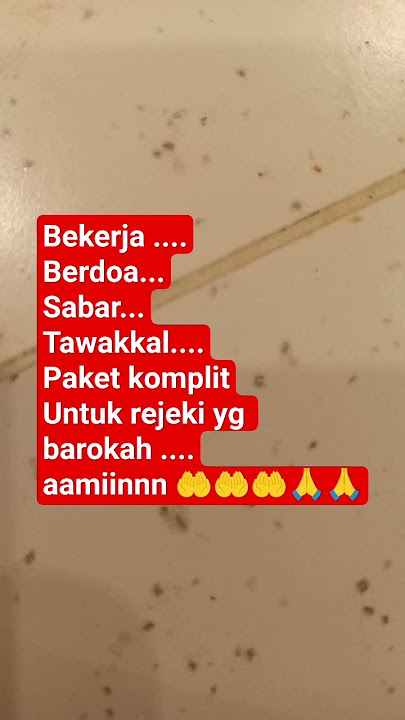 kiat di percepat rejeki