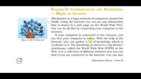 Unit 3 - ICT Skills - Session 7,8 (Basics of Internet)