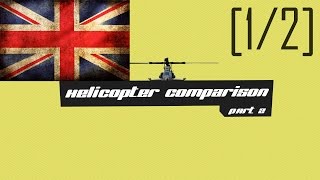 The Battlefield Franchise Attack Heli Comparison - Part 2 (1/2) Firepower - BF 2/3/4/BC2 - ENG