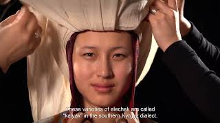 Elechek, tocado femenino kirguís: conocimientos y rituales tradicionales