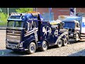 Brand NEW Tamiya Volvo FH16 Globetrotter 750 8×4 Tow RC Truck & a lot of construction site action!!!