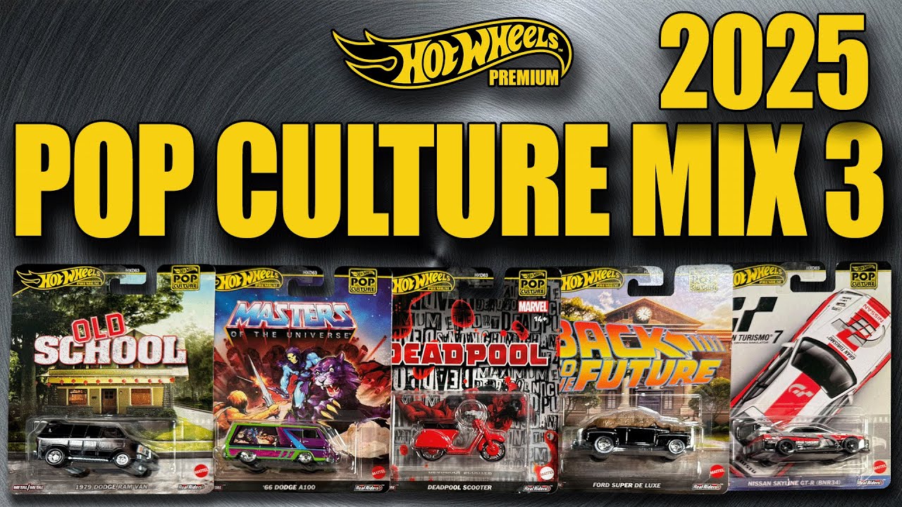 Unboxing 2025 Hot Wheels Pop Culture Mix 3 Youtube 