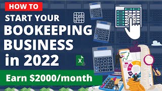 How to Start a Bookkeeping Business to Earn $2000 per Month