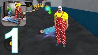 Scary Clown Pranks 3D Gameplay Walkthrough Part 1 (IOS/Android) screenshot 3