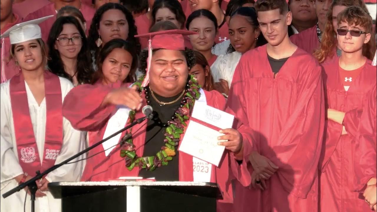 Iam Tongi, Kahuku Grad '23 YouTube