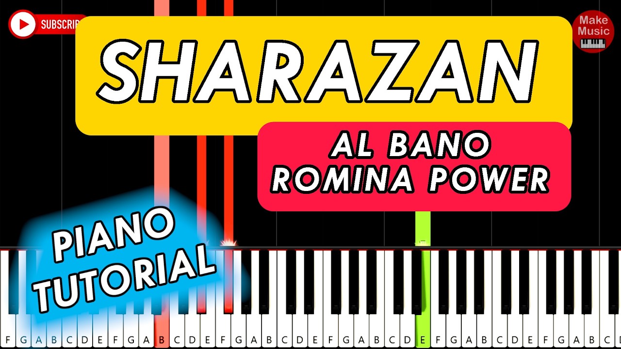 Al Bano & Romina Power - SHARAZAN 🎹 Piano Tutorial