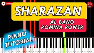 Al Bano &amp; Romina Power - SHARAZAN 🎹 Piano Tutorial