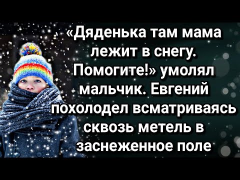 «Дяденька там мама лежит в снегу. Помогите!» умолял мальчик. Женя похолодел глядя в заснеженное поле