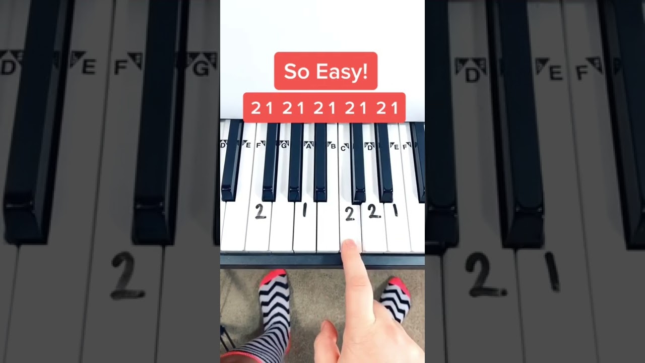 This Is So Easy 🤩🤩🤩#PianoChallenge #Shorts - YouTube