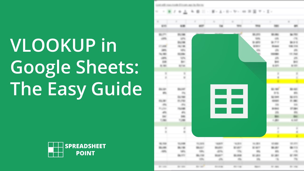 VLOOKUP in Google Sheets The Easy Guide YouTube