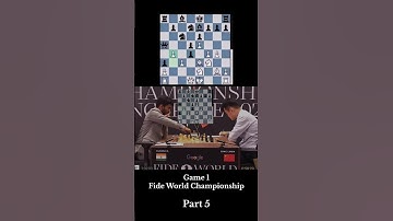 Game 1 Fide World Championship 🔥Part 1#chess #gukesh #chessbaseindia #dinggukesh