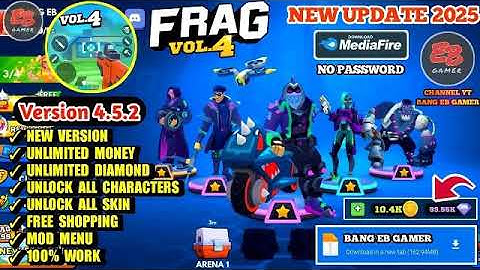 Frag Pro Shooter Mod Apk v4.5.2 Terbaru 2025 Unlock All Characters | Frag Pro Shooter Mod Menu