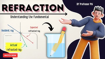 REFRACTION - Why light *BEND* | Basics of refraction explained