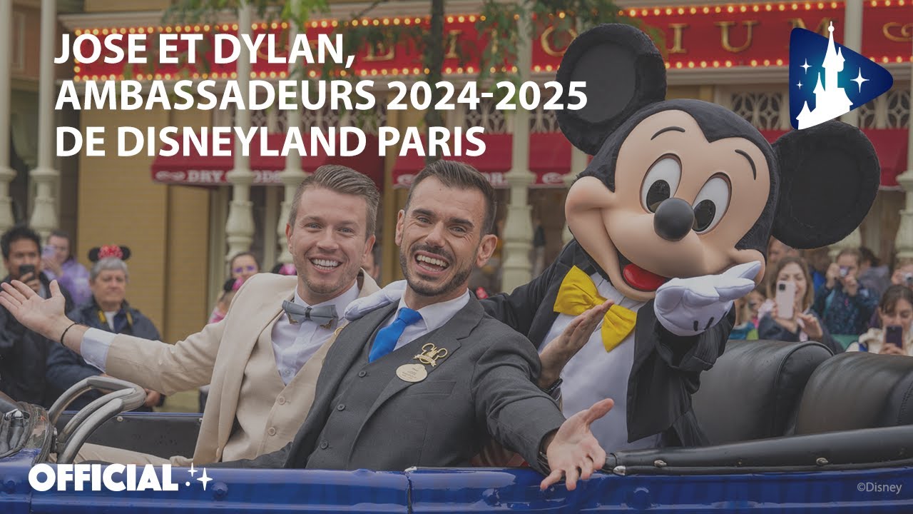 Jose et Dylan, Ambassadeurs 20242025 de Disneyland Paris ! YouTube