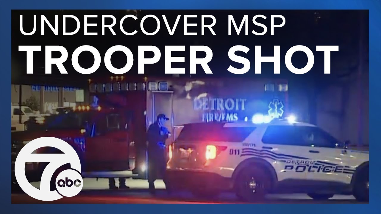 MSP search for suspect in trooper's shooting on Tuesday morning - YouTube