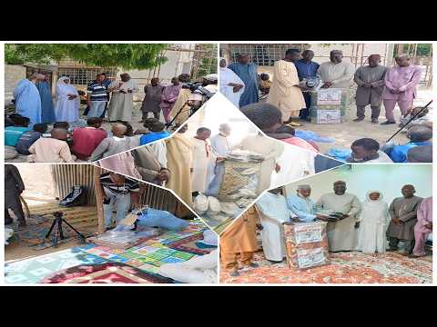 L'association Eutu Ndioba distribue 120 paires de chaussures, des nattes à 3 Daaras
