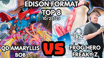 Edison Format Top 8: QuickDraw Amaryllis Vs Frog Hero!