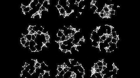 Particle reflected in a circle. Draw by openFrameworks