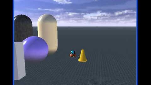 Pionner 3DX Robot Simulation Test