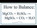 Balancing Chemical Equations Concepts