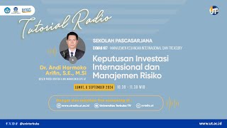 Keputusan Investasi Internasional dan Manajemen Risiko - Tutorial Radio