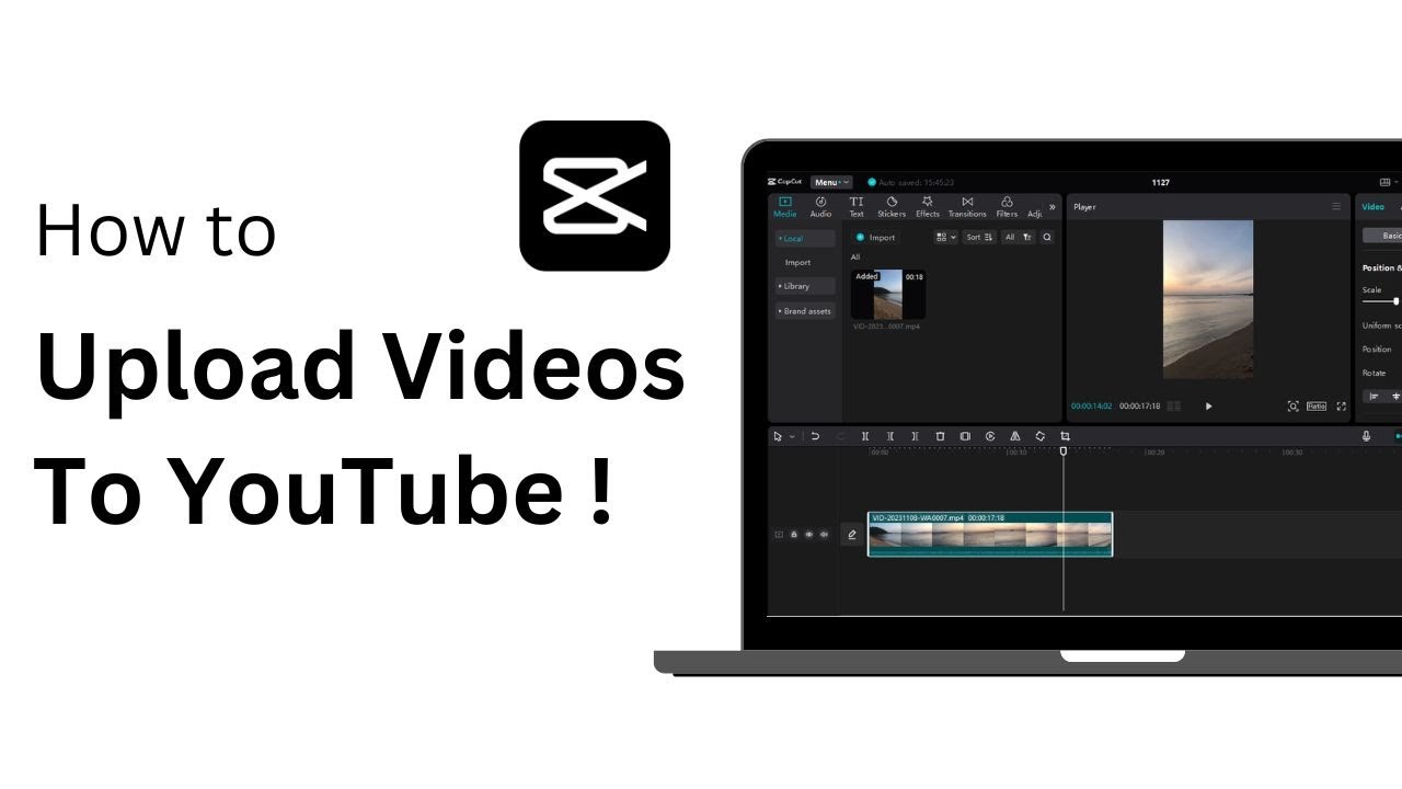 How To Upload CapCut Videos To YouTube PC - Full Guide ! - YouTube