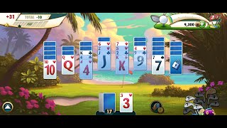 Fairway Solitaire (by Big Fish Games) - offline solitaire card game for Android and iOS - gameplay. screenshot 5