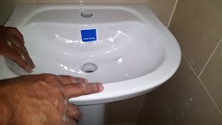 Baños Pequeños como instalar un lavamanos de pedestal
