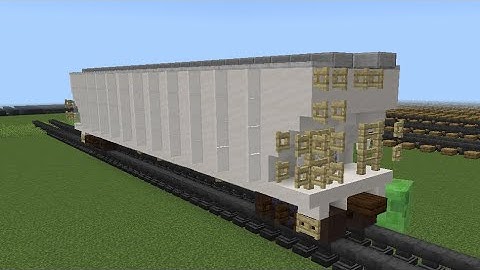 Minecraft Thrall Covored Hopper Railcar Tutorial (Choose Color)