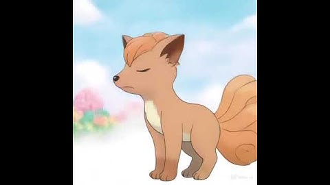 Pokémon Evolution - Vulpix Evolve into Ninetales (Square Crop)