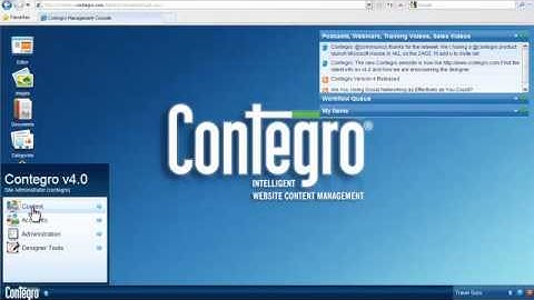 Getting Started: The Contegro Desktop
